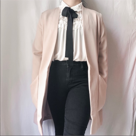 H&M Jackets & Blazers - H & M Blush Short Coat